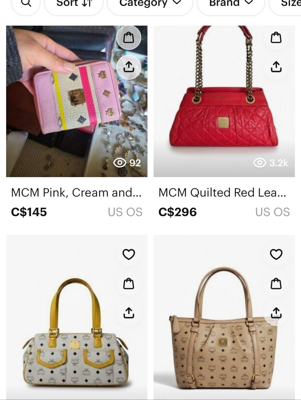 All 4 Of My Mcm Items LOT Mcm bundle
